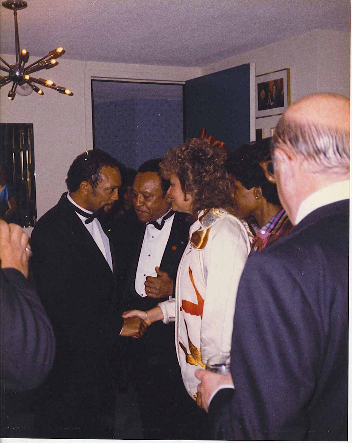 Quincy Jones Lionel Hampton Sylvia Bennett